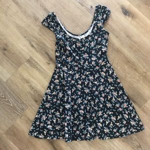 Floral fit and flare dress